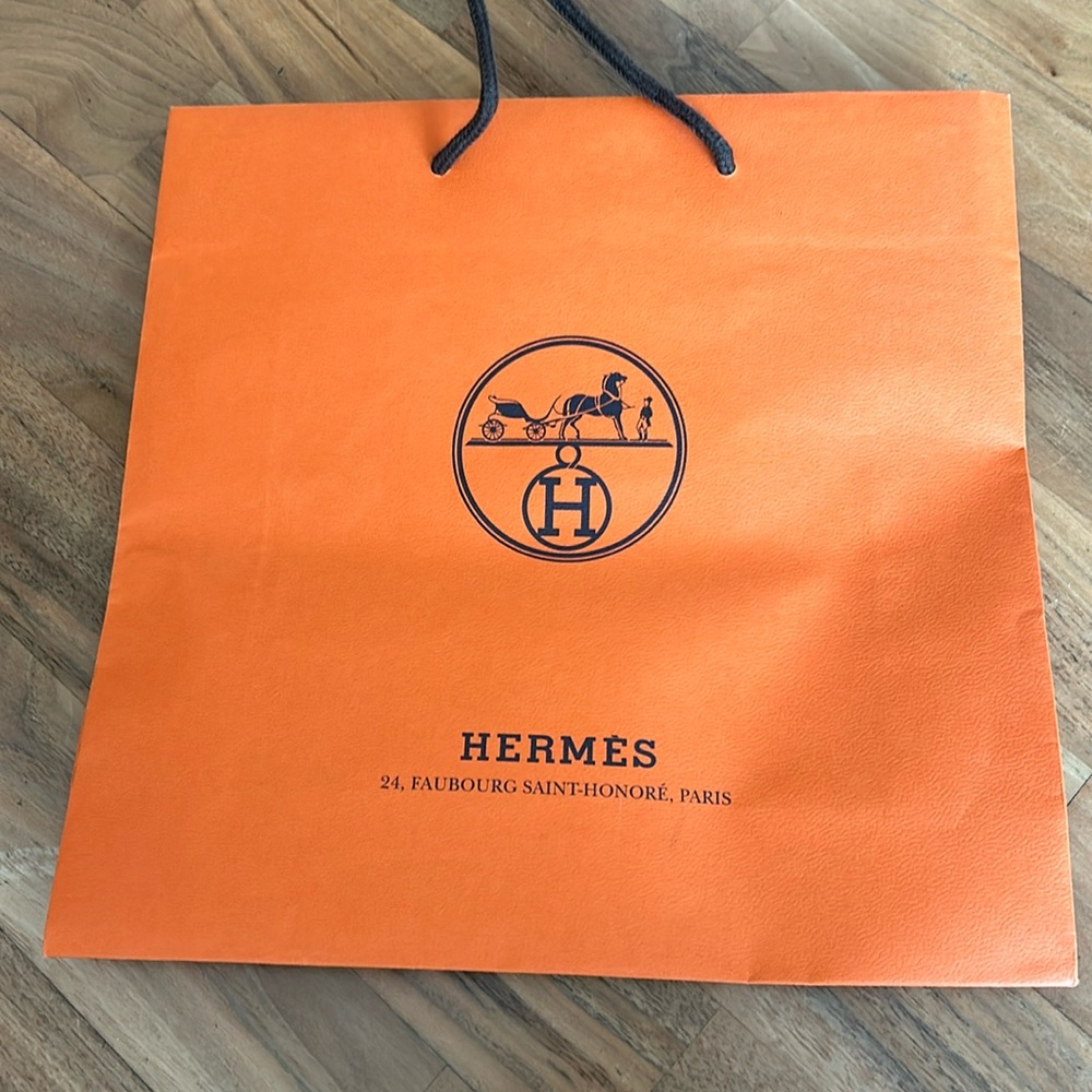 Authentic Hermes paper bag
